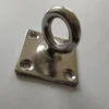 Marine Boat Hardware Stainless Steel Ring Pad Lashing Square Eye Plate with swivel ring