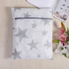 Bra Washing Bag with Zipper Eco-friendly Hotel Big Lingerie Cloth Mesh Laundry Washing Bag