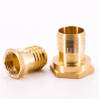 Fitting Pneumatic Brass Male Thread Reducing Straight Adapter Connector Air Hose Barbed Tail Pipe Fitting High Quality