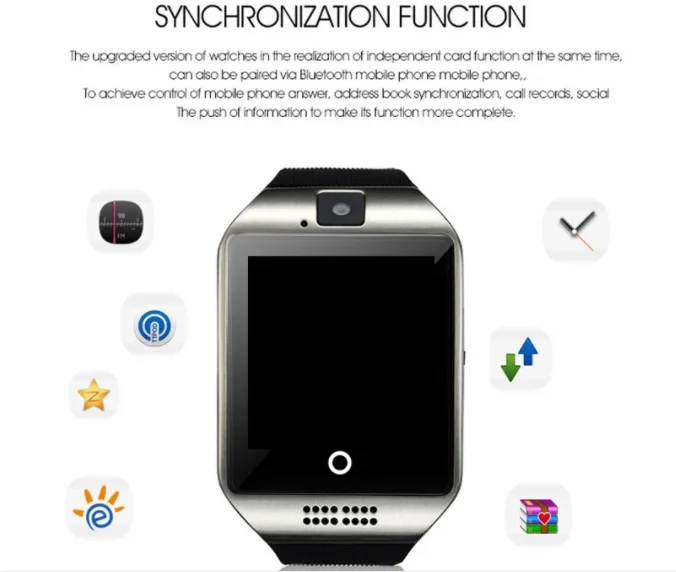 Q18 10 smartwatch iphone