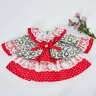 Dress Girls Dresses Hot Selling New Design Long Sleeve Winter Cotton Dress Baby Girls Christmas Dresses