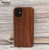Custom Eco Friendly Blank Bamboo Genuine Wood Wooden PC Cellphone Back Cover Cell Mobile Phone Case For Iphone 11 11 Pro MAX