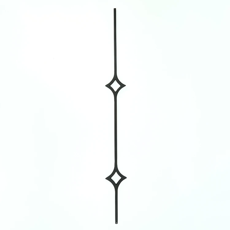 Decorative iron railing artwork