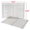 STAINLESS STEEL GRILL GRATES REPLACEMENT FOR WEBER GENESIS 300, 19.5IN GRILL PARTS COOKING GRATE FOR GENESIS E AND S SERIES E310