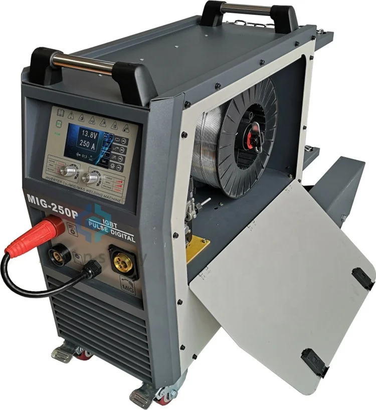 250amp Portable Synergic Pulse Mig Welder Maquinas Aluminum Max