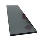 Black Glass 2mm-19mm Black Grey Tinted Round Tempered Glass
