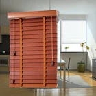 2019 China New Design Faux Wood Venetian Blinds Manual Zebra Blinds