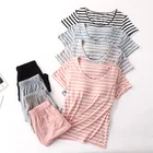 Wholesale Modal Spandex Lightweight Womens Pajamas Plain Tank Top And Shorts Sleepwear Sets