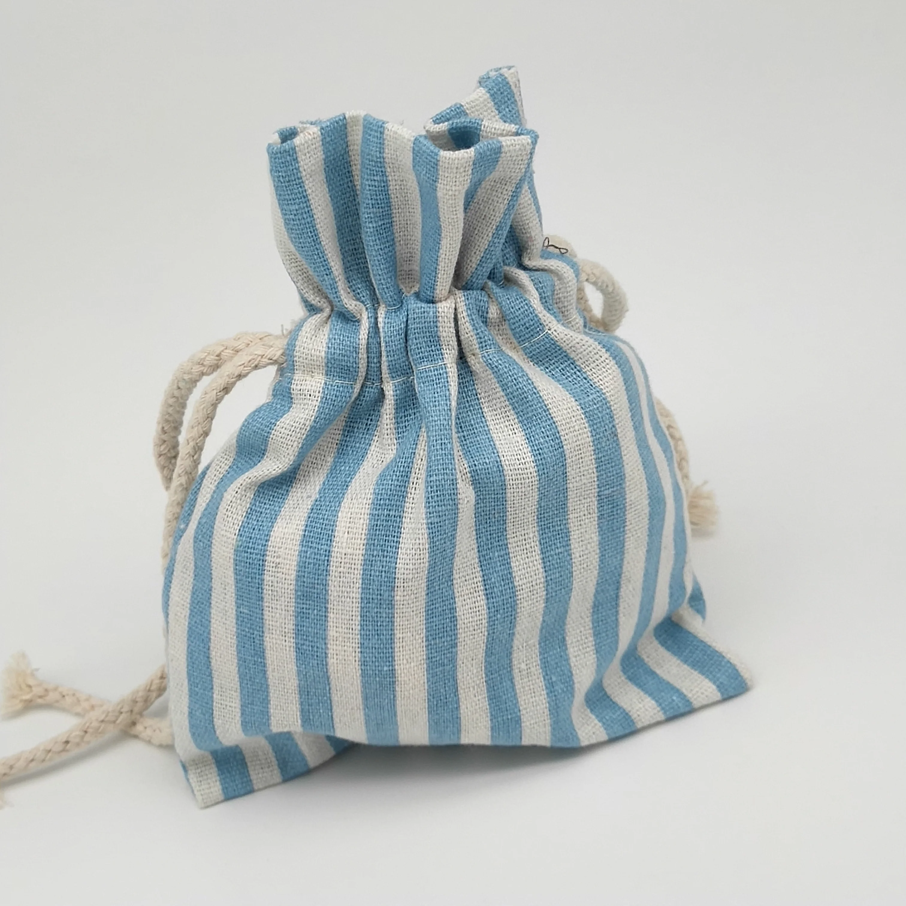 wholesale small cotton drawstring gift bag with logo drawstring