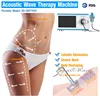 Acoustic waves therapy for excess weight increase in skin firmness