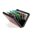 Wallet Wallet Holder Metal Wooden Credit Card Holder For Lady Pocket Wallet