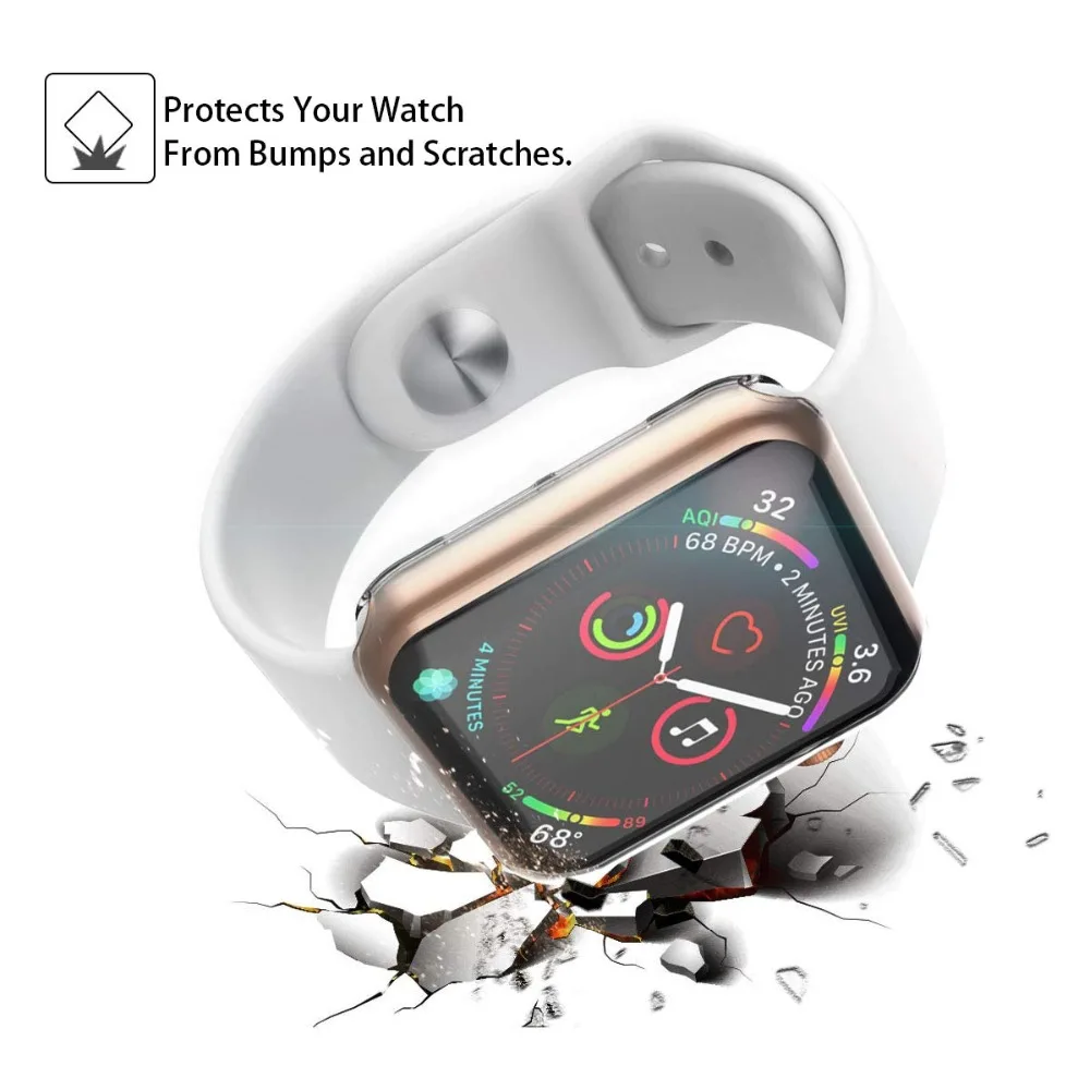 transparencyultra 薄盖 apple watch series 4 5 44毫米 40毫米完全