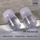 Vials Clear Reagent Vials Plastic Clear Empty Seal Bottles Solid Powder Medicine Pill Chemical Packaging Container