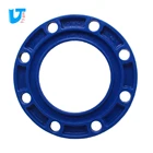 DIN/ANSI/JIS/BS nodular cast iron flange Grooved high pressure flange Flange pipe fittings