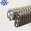 QYEEF10 medium voltage 2AWG 4 AWG esp power cable three cores submersible oil pump cable
