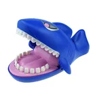 Wholesale Shark Prank Toys Blue Big Mouth Shark Bite Finger Game Toys For Children Funny Game