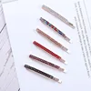 Fashionable simple double-row colorful rhinestone hairpin hair clip accessories girl