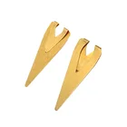 2020 Hot sale creative metal gold triangle bookmark clip 30pcs/box