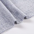 Solid plain terry ant polyester cotton one side brush fleece fabric