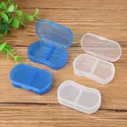 Plastic Flip Top Case Pills Box Mini Pill Organizer Box
