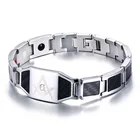 1~3 Days Fast Delivery Time Bio Energy Magnetic Bracelet clasps Titanium Germanium Magnetic Bracelet Blue Color Jewelry