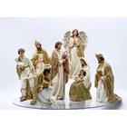 7pcs Resin Religious Nativity Scene Figurine Set
