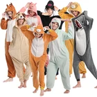 wholesale christmas animal onesie pajamas custom sexy adult unicorn pajamas kigurumi flannel women pajamas