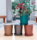 Flower Pots Plastic Garden Plasticplastic European Style Flower Pots Planters Plastic Garden Round Plastic Flower Pots