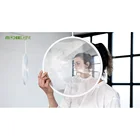 Modern minimalist living room bedroom cafe restaurant creative PMMA lens metal pendant light led chandelier