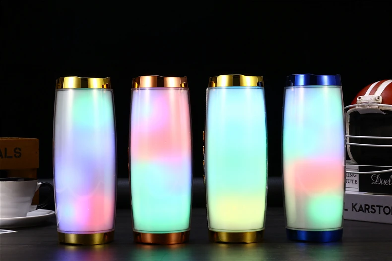 E11 2.0 1200MA 10w hand free call 7inch custom mini portable blue tooth with colors led light tws wireless speakers - ANKUX.COM