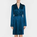 Multicolor Short Satin Robe Unlined Women Luxury Bathrobe Bridesmaid Silk Robe