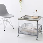 Living room hotel commercial modern storage corner end side coffee table