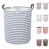 /product-detail/wholesale-laundry-basket-with-durable-leather-handle-drawstring-waterproof-round-cotton-linen-collapsible-laundry-basket-62314697181.html
