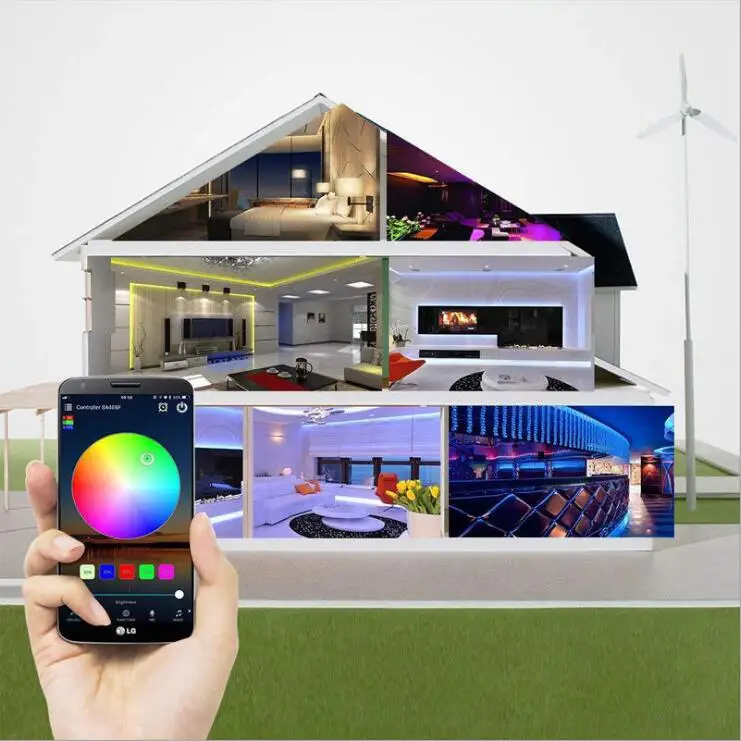 Gledopto zigbee led strip light set with mini controller and 5V led tape smart phone APP control - ANKUX.COM
