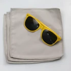 Double-faced pile microfiber cleaning cloth High quality bulk logo printed fashion microfibre lens cloth
