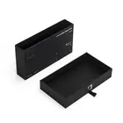Black Cardboard Box Hand Made Cardboard Gift Box With Lid