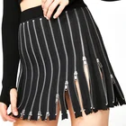 2020 New Trend Women's Clothing Punky Short Zipper Dress Mini Skirt Slim Sexy Skirt For Ladies