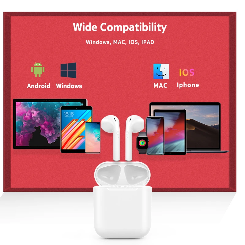2019 classic mini audio tws i9s blootooth headphones wireless earphones for iphone - ANKUX.COM