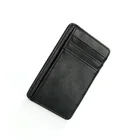 Rfid Blocking Card Holder Purse Leather Mens Slim Minimalist Wallet