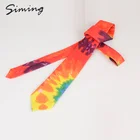 Chinese supplier new design polyester color changing colorful printed holiday ties