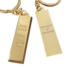 Personalized Gold Color Metal Keychains Customized Keychains Wedding Favor Gift