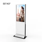 High resolution standalone LCD digital signage 55 inch for player advertising
