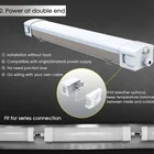 ShineLong 60W Industrial Triproof LED Light Fixture Replacement for Fluorescent Lamps