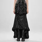 Linen / Cotton WQ-441 PUNK RAVE Steampunk Gorgeous Noble Fishtail Skirt Women Punk Long