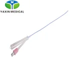 100% medical silicone urinary catheter silicone foley balloon catheter