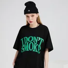 Hop Unisex Short Sleeve 100% Cotton Heat Transfers Printed Logo Hip Hop Screen Custom Printing Oversized T-shirt