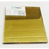 Golden Yellow Float Coated Reflective Glass Sheet for Wall (R-GY)