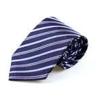 2019 Custom Design Formal Business Necktie 100% Handmade Silk Woven Striped Tie#05