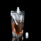 Stand Up Spout Pouch High Quality Customized Clear Stand Up Plastic Bag Drink Liquid Spout Pouch