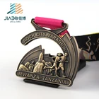 Jiabo Metal Cheap Custom Logo Medal Marathon